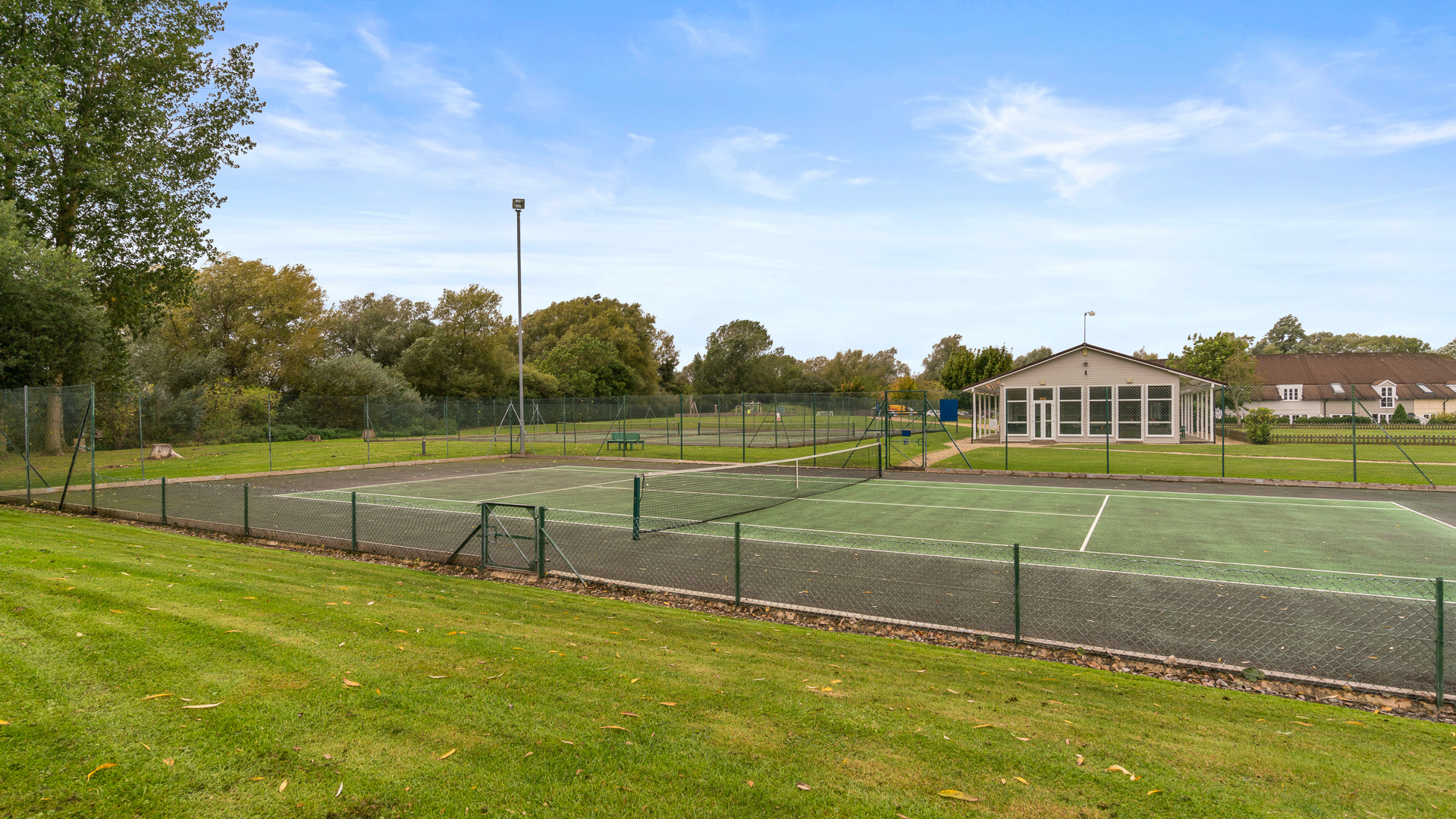 Tennis Courts, Mayfly Lodge, Bolthole Retreats