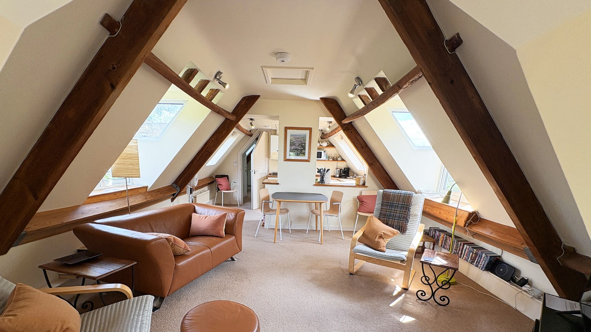 Living, dining, kitchen area, The Leat at Wynard Mill, Bolthole Retreats