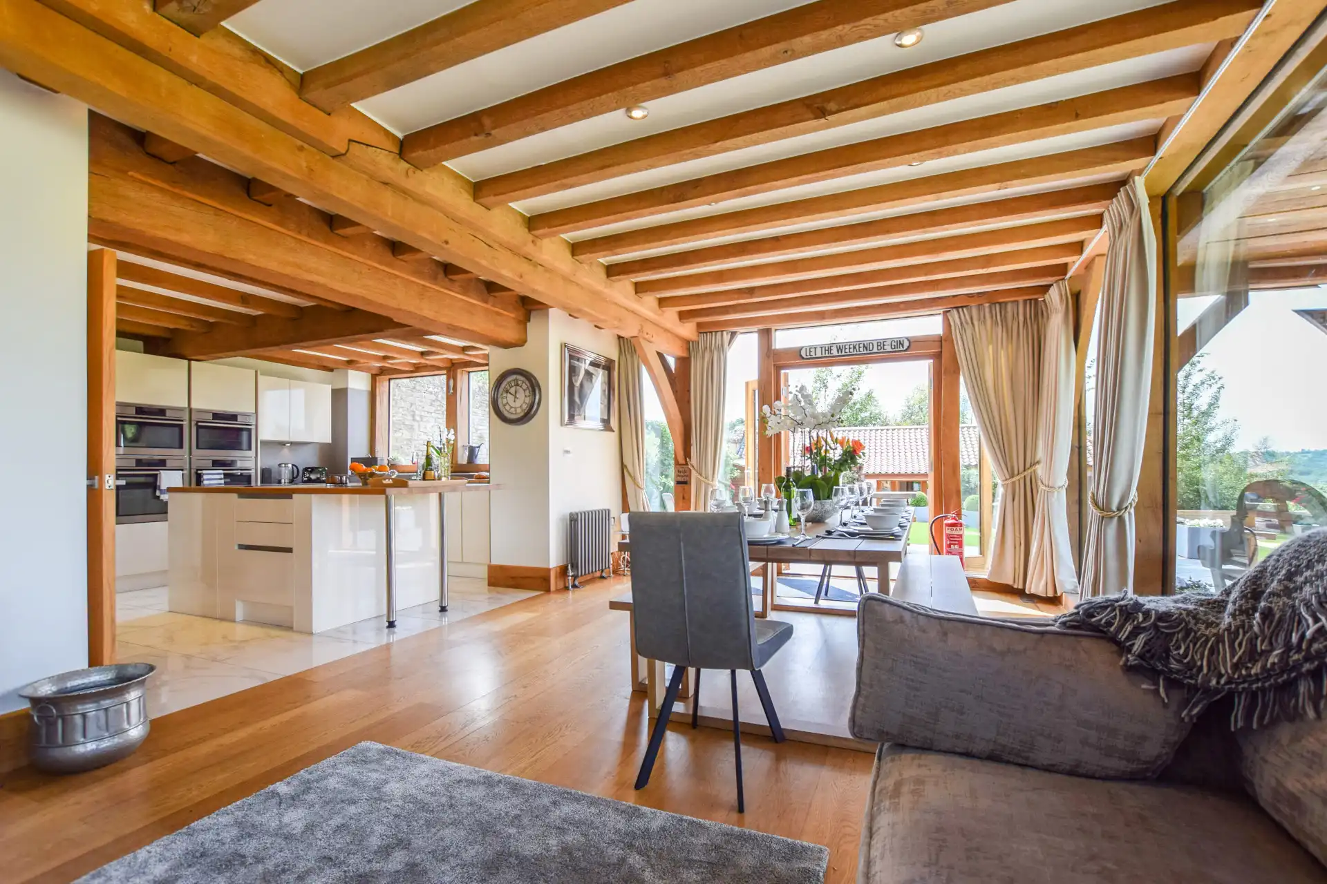 Living Space, Old Oak House, Bolthole Retreats