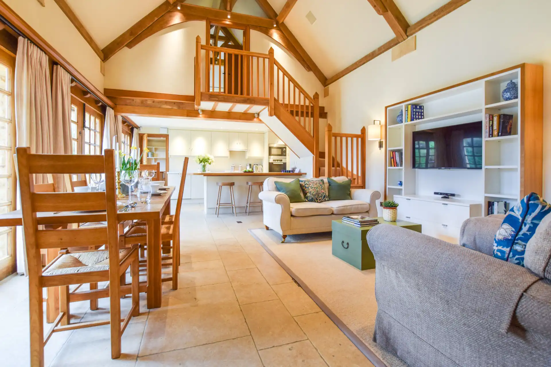 Living Area, The Coach House, Bolthole Retreats