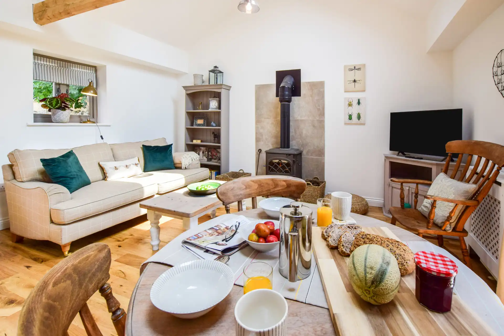 Living Space, The Hayloft, Bolthole Retreats