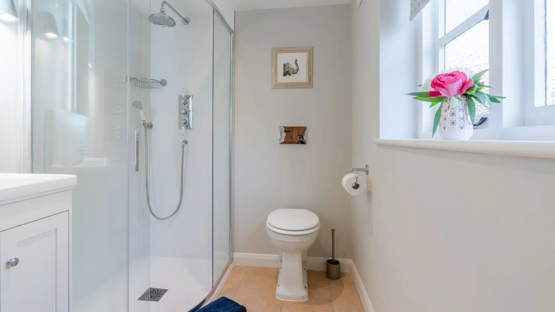 Family shower room, Corner Cottage, Bretforton