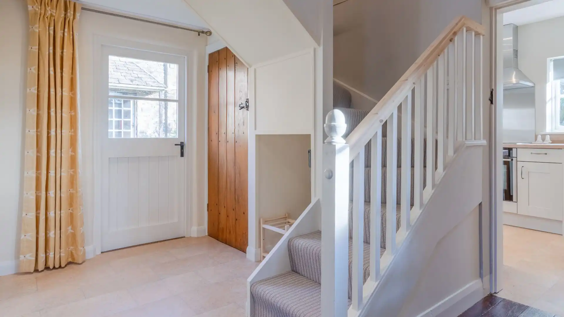 Back hall and stairs, Corner Cottage, Bretforton