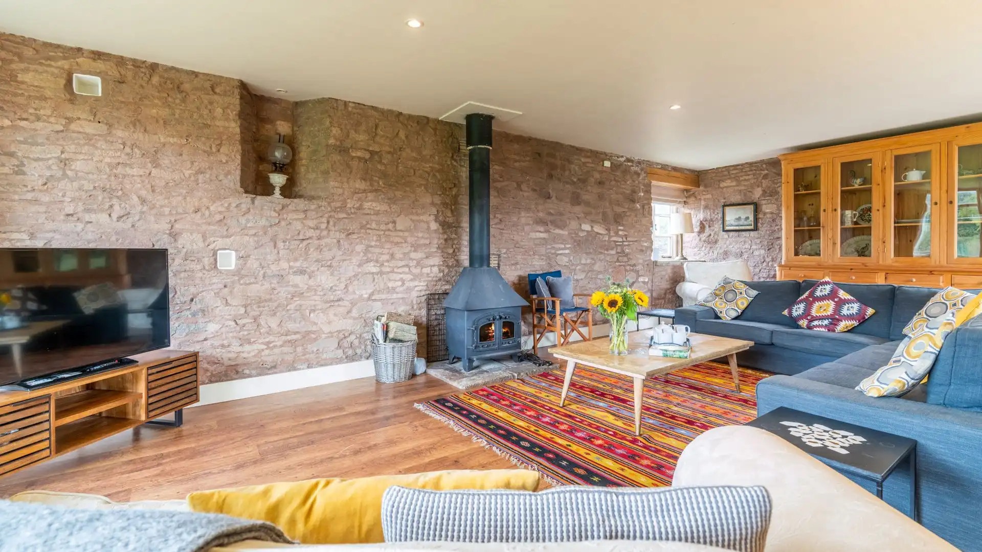 Living Room, Lodge Barn, Bolthole Retreats