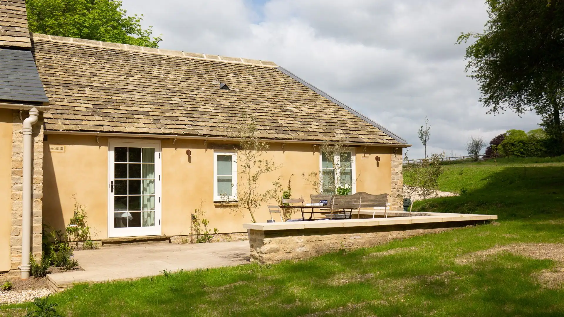 Rear and terrace, The Fold, Bolthole Retreats