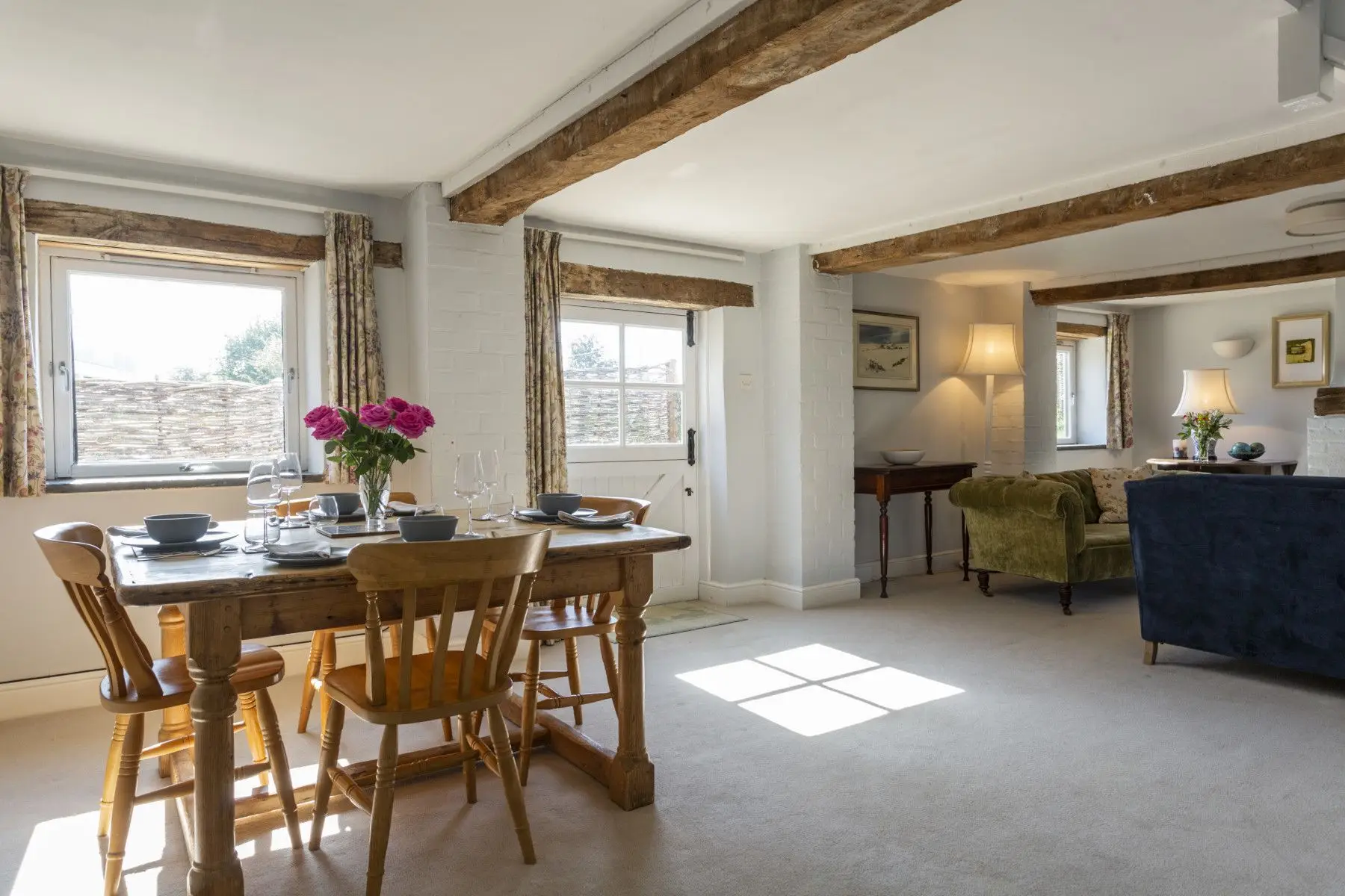 Dining area, Granary at Hunt Court, Bolthole Retreats