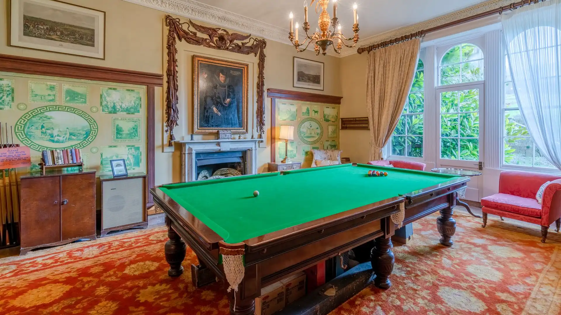 Billiards Room, Kentchurch Court, Bolthole Retreats