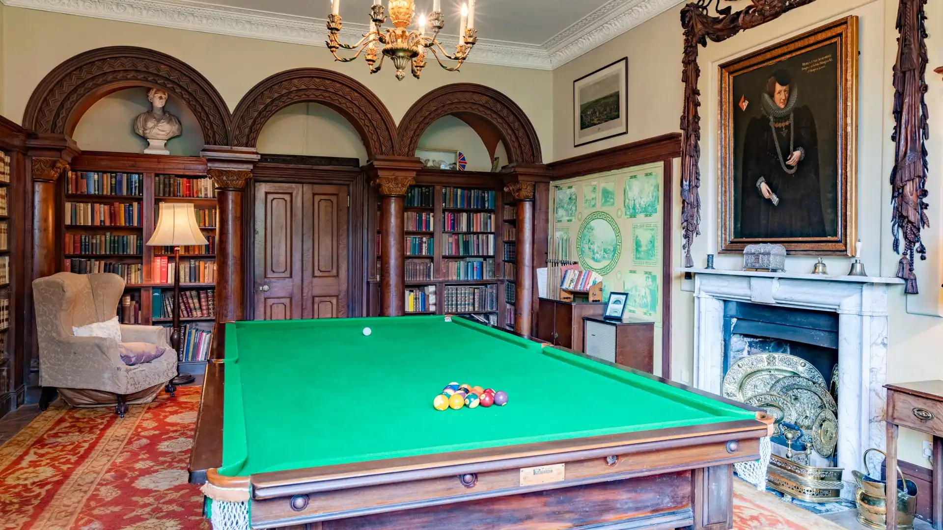 Billiards Room, Kentchurch Court, Bolthole Retreats