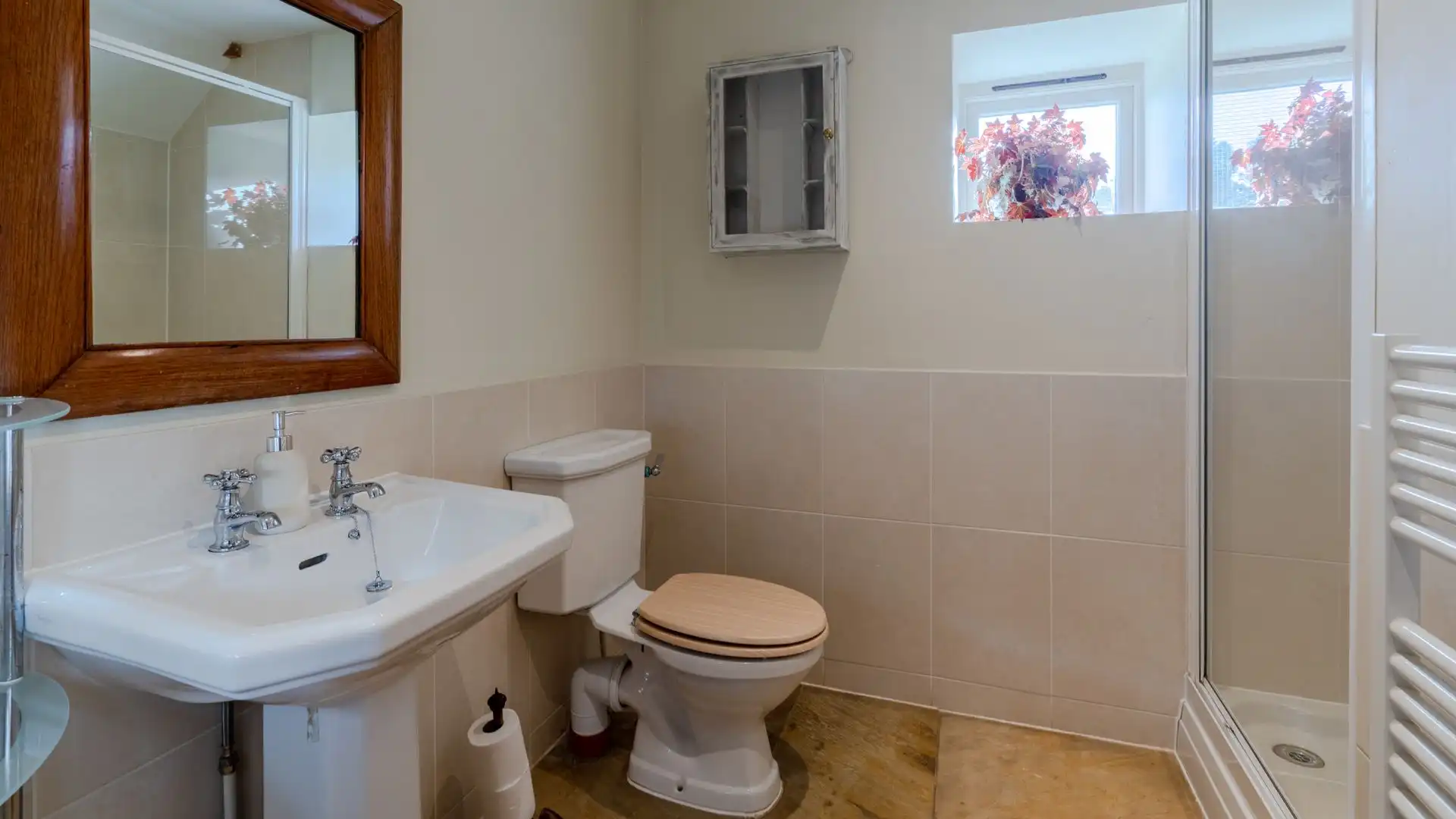 Each bedroom has its own bathroom.