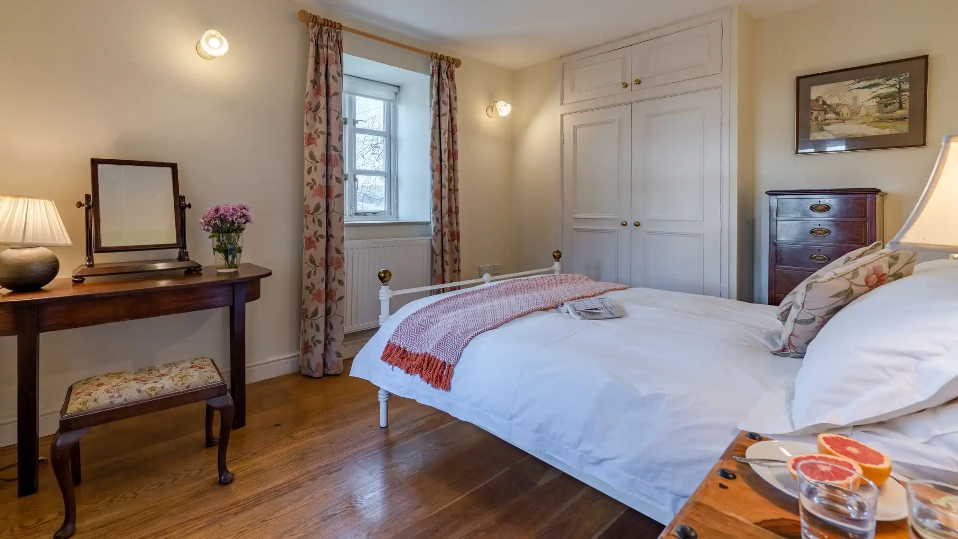 The second bedroom is on the ground floor.