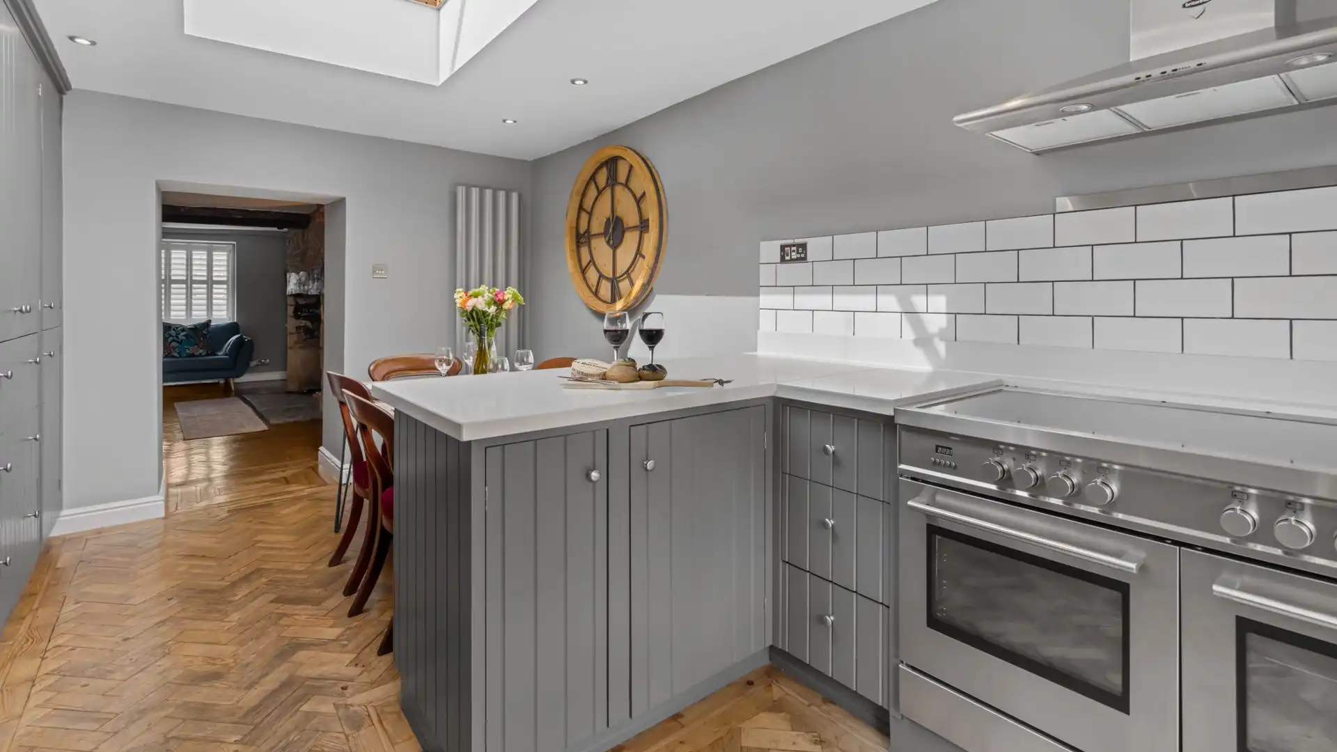 There is ample space for cooking up a storm in the kitchen, Horsefair Cottage.