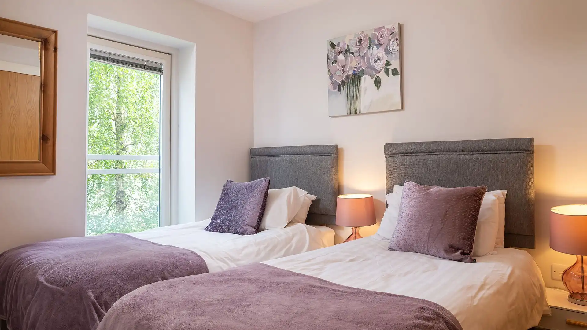 Ideal for younger guests, bedroom four has two single beds