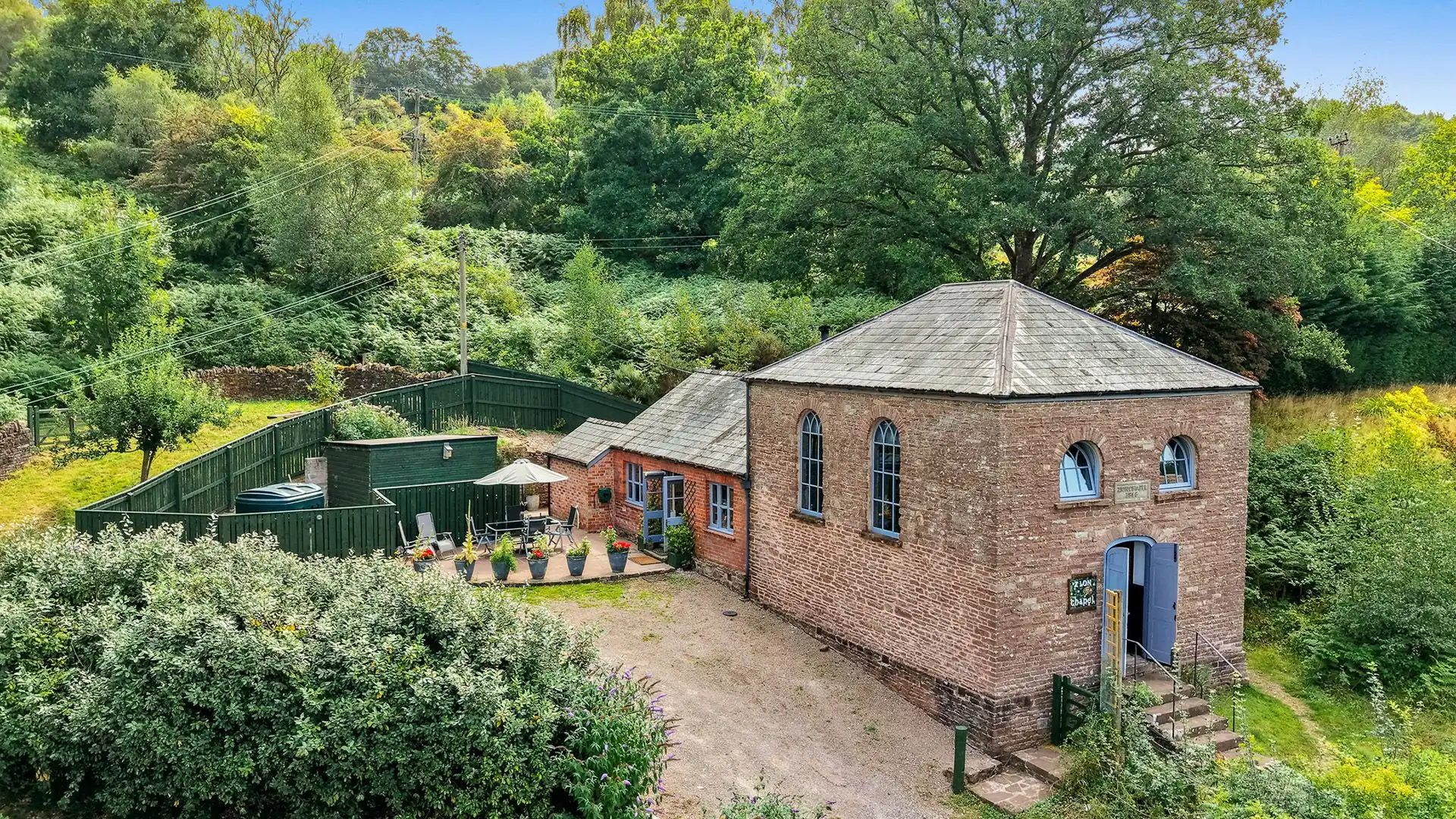 Built from local stone in the 1800s it is today an eclectic mix of the old and new. 