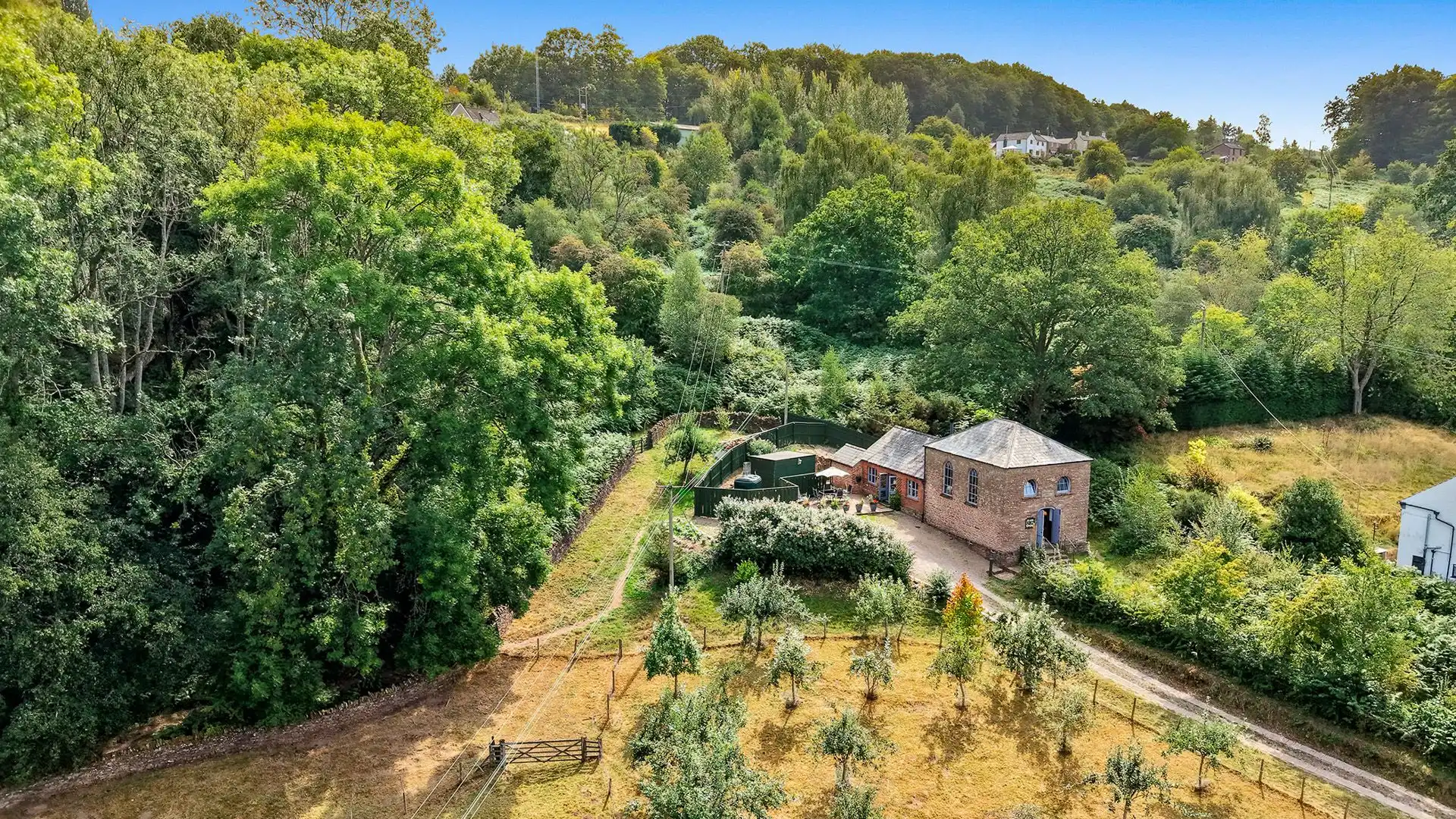 You will spot footpaths weaving their way around the chapel so pull on your walking boots and head straight out to get lost amongst the forest pathways.