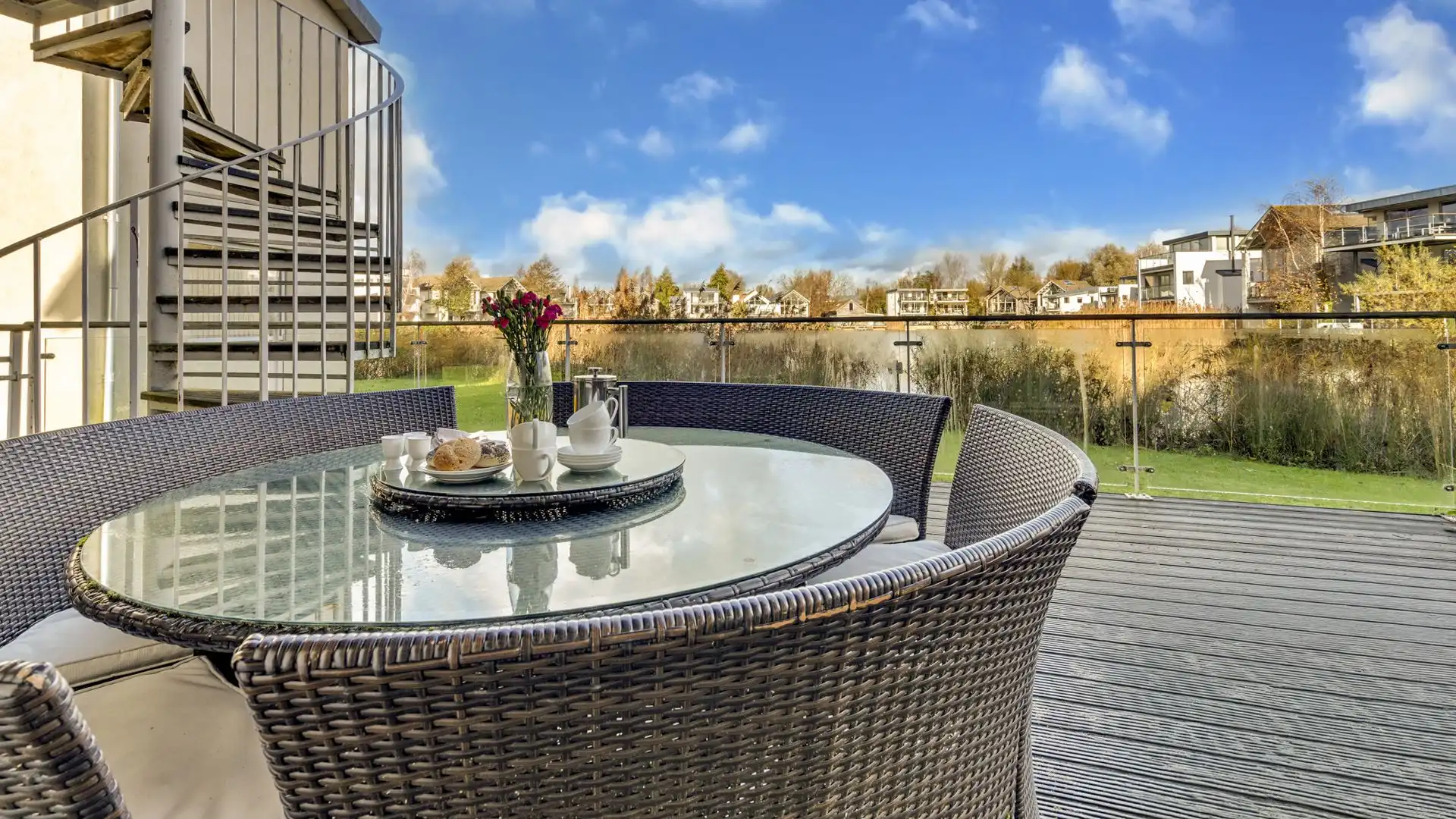 The terrace has a BBQ and dining table so you can host a feast for the family. 