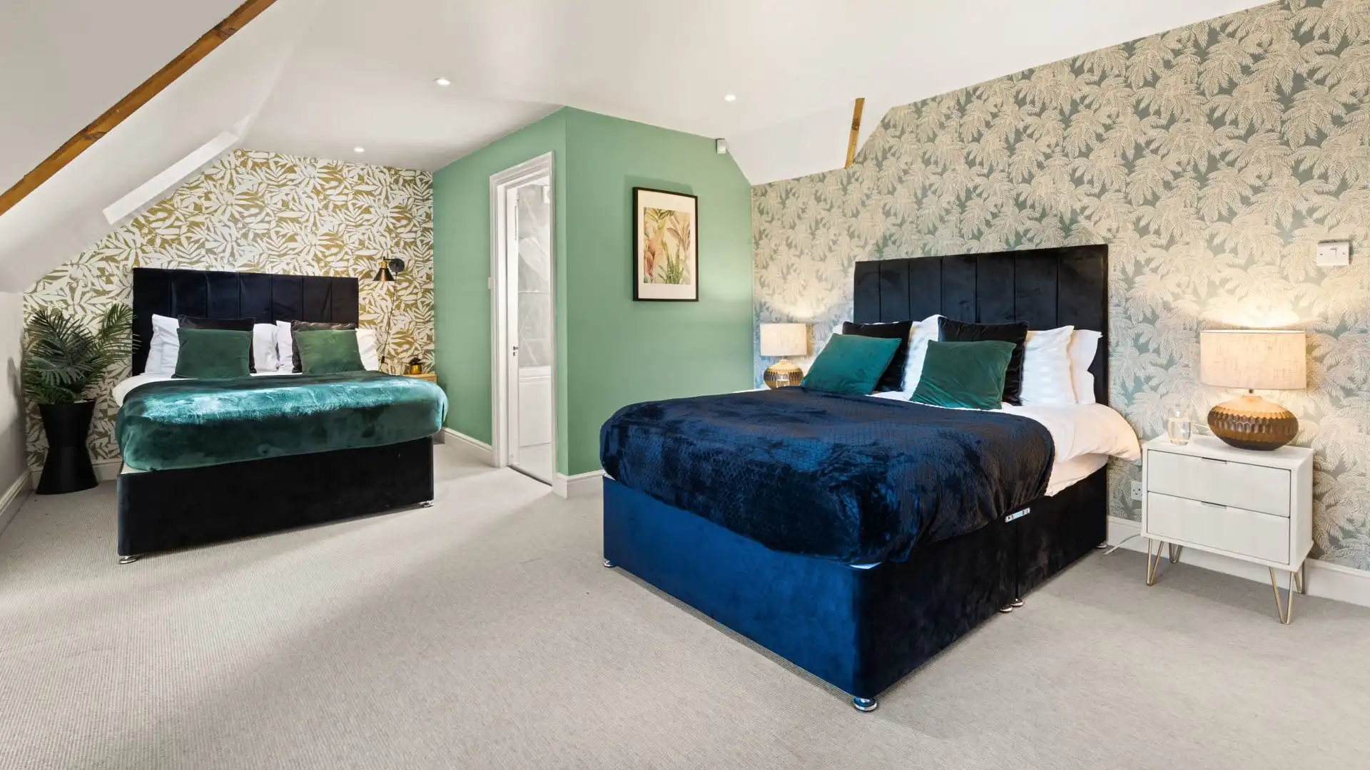 If you're staying with friends, this is ideal for two sharing who want a bit more room to spread out.