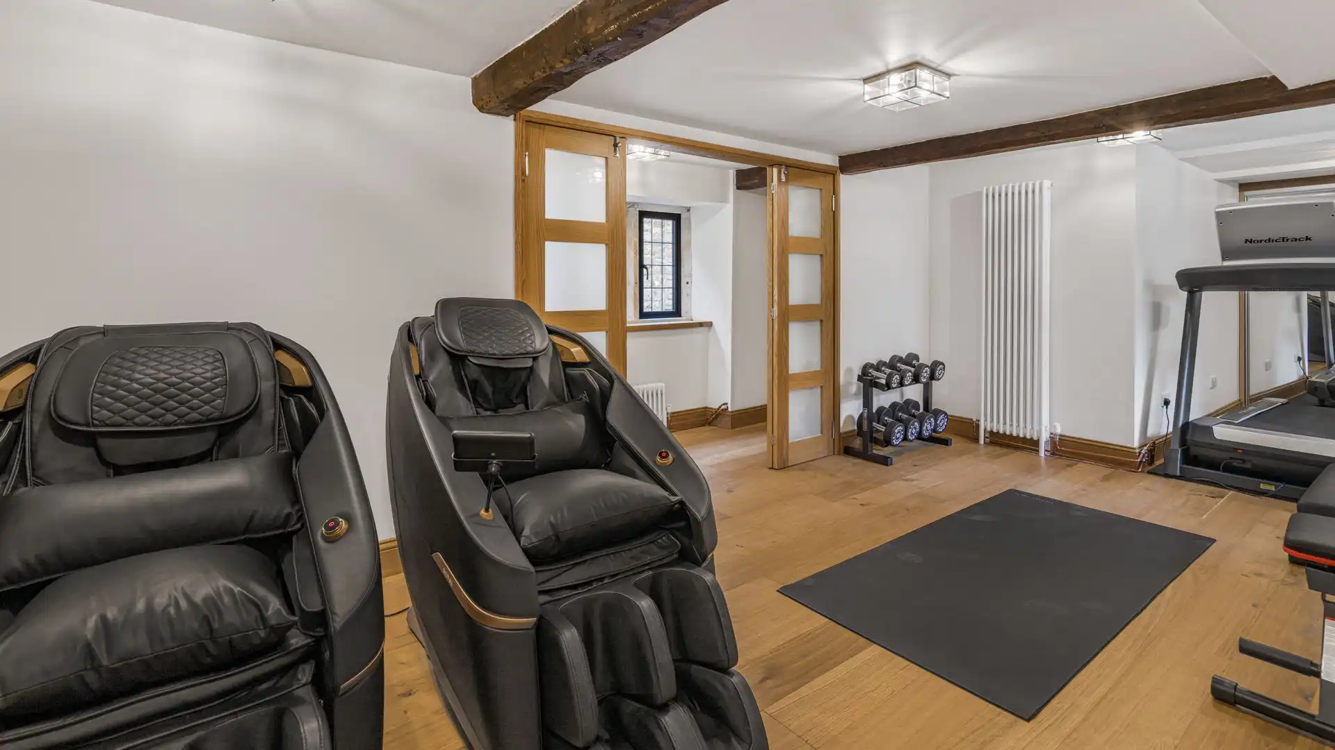 The fully equipped gym means you never have to miss a workout, even on holiday.