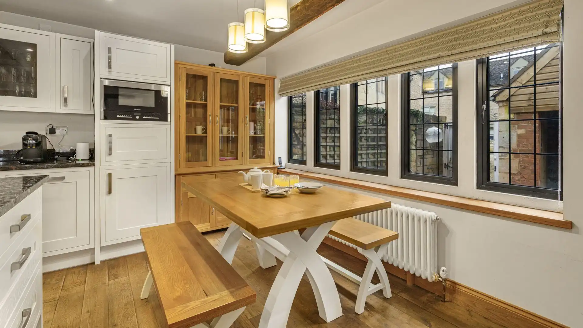 There are so many dining spaces to choose from for your whole party.
