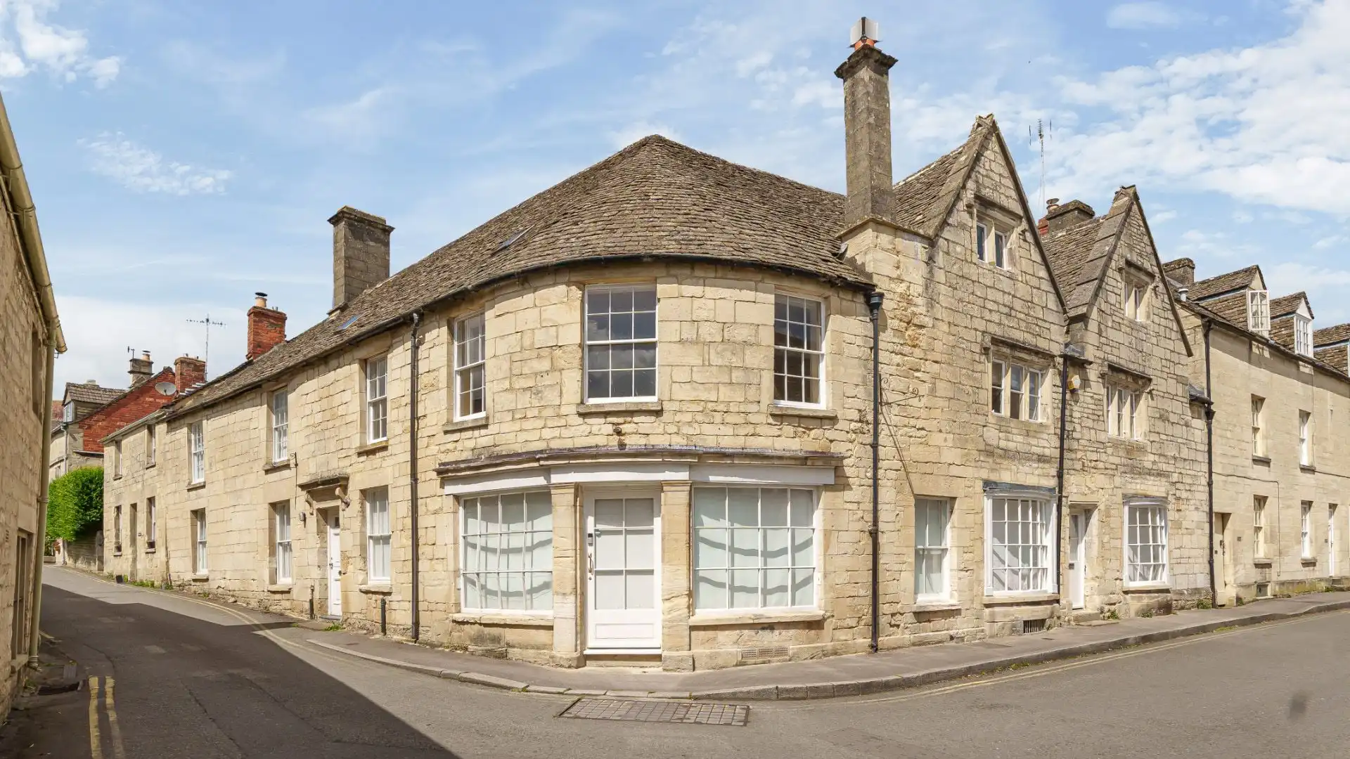 The Painswick Retreat was created from two 17th-century cottages.