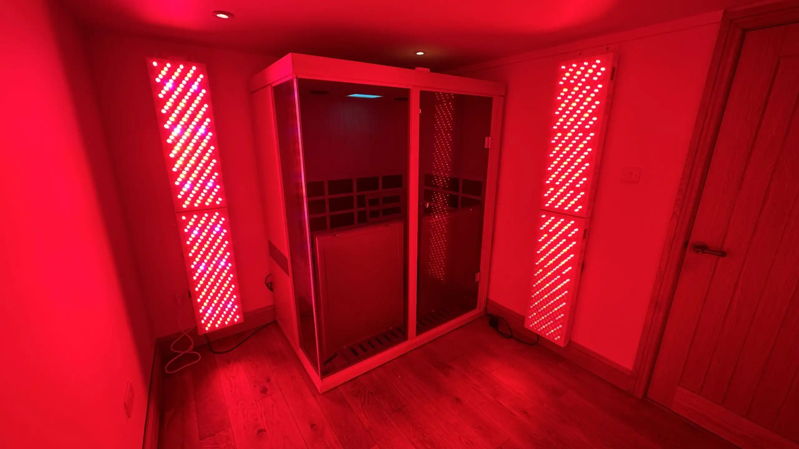 The infra-red sauna offers total body relaxation with healing properties for skin, muscles and joints.
