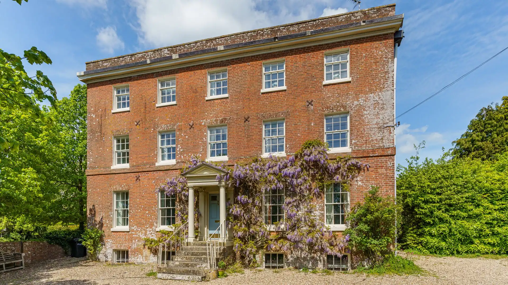 A beautiful 300-year old Georgian house in rural Wiltshire.