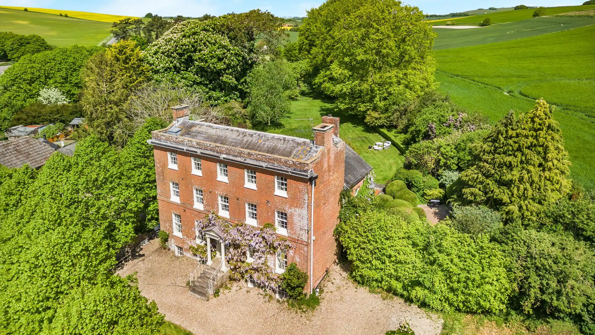 A beautiful 300-year old Georgian house in rural Wiltshire.