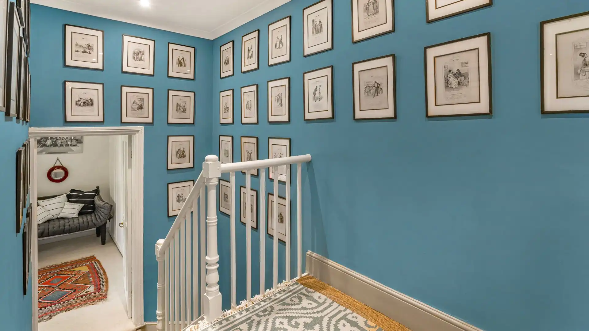 Every corner of this home tells a story through the artwork.
