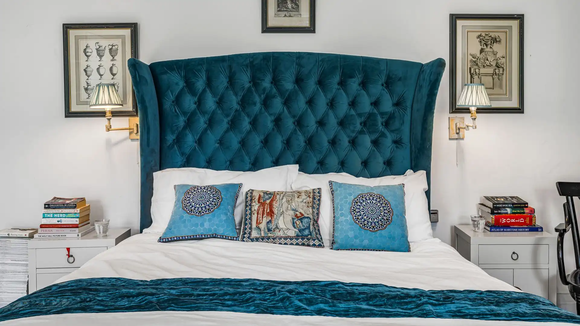 Every corner of this home tells a story through the artwork, textiles and decorative pieces.