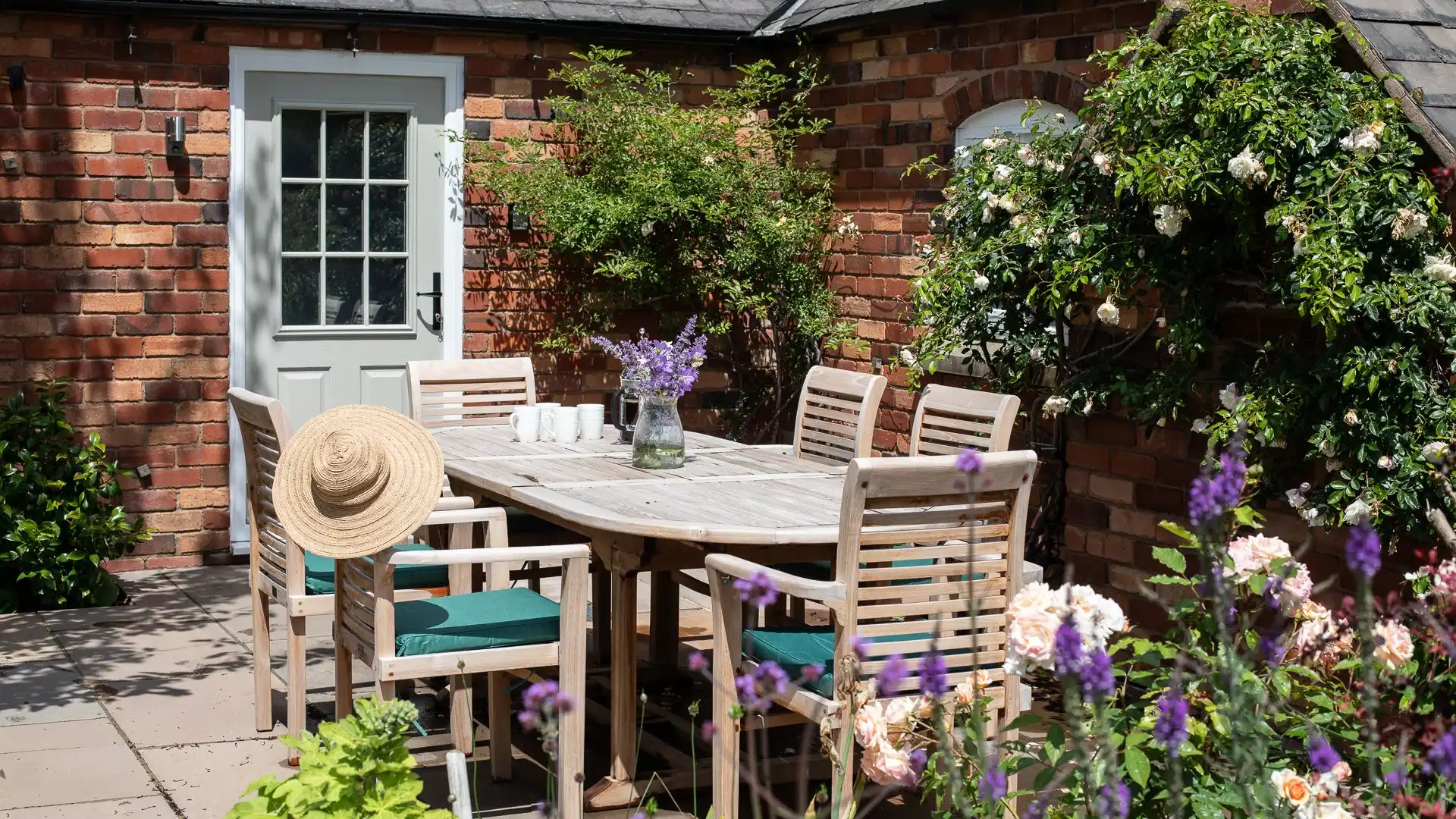 The private terrace is a great place to soak up the sun and enjoy the views