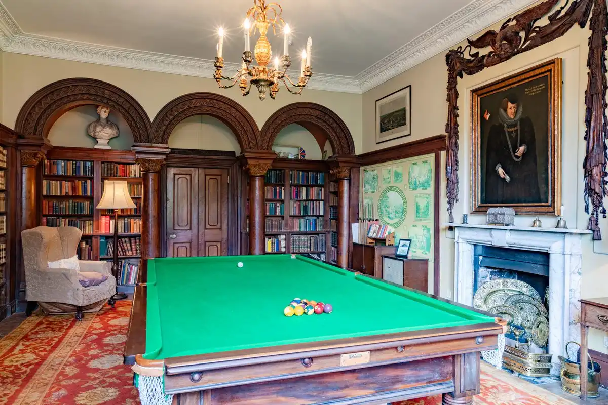 historic billiards room