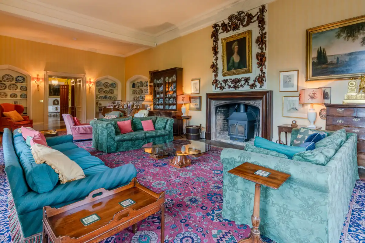 a historic drawing room