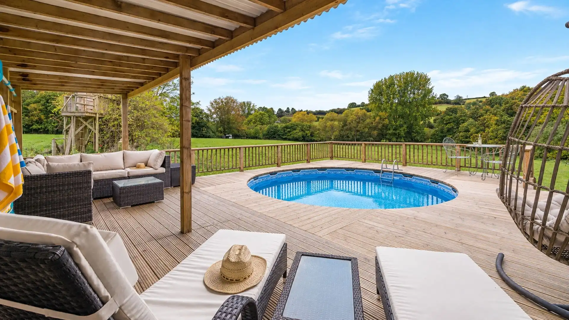 Spend sunny days at the plunge pool, East Barn.